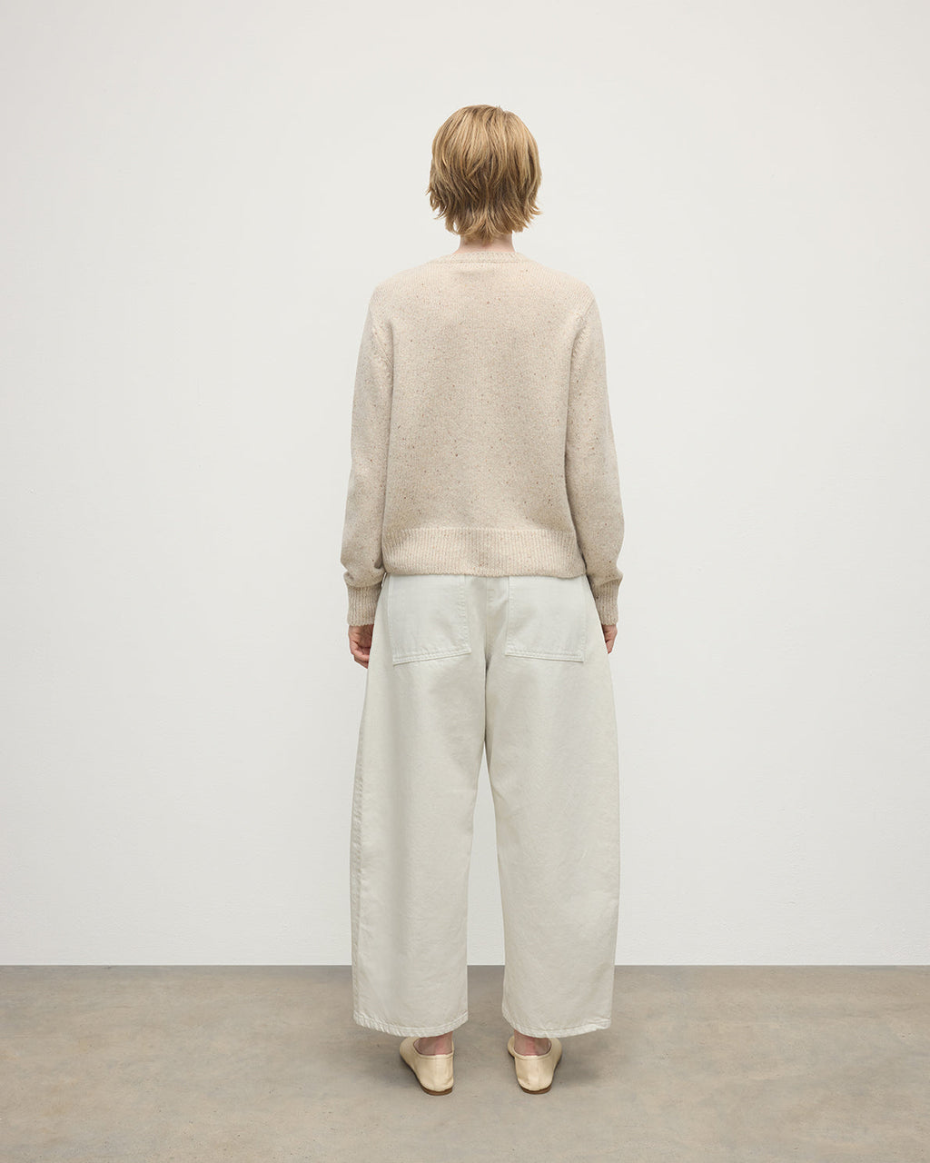 Johnstons of Elgin - Donegal Cashmere Cream Cardigan