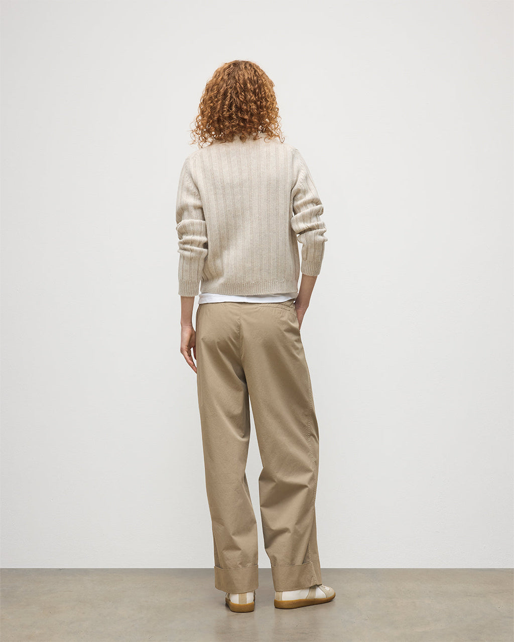 Johnstons of Elgin - Lecht Natural Cashmere Crew Jumper