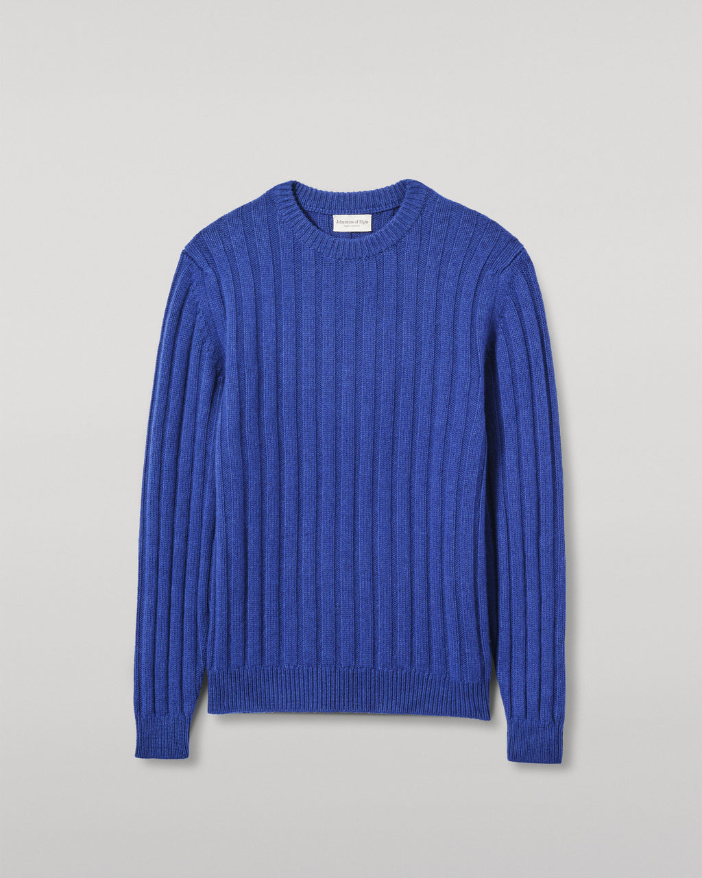 Johnstons of Elgin - Peel Blue Cashmere Jumper