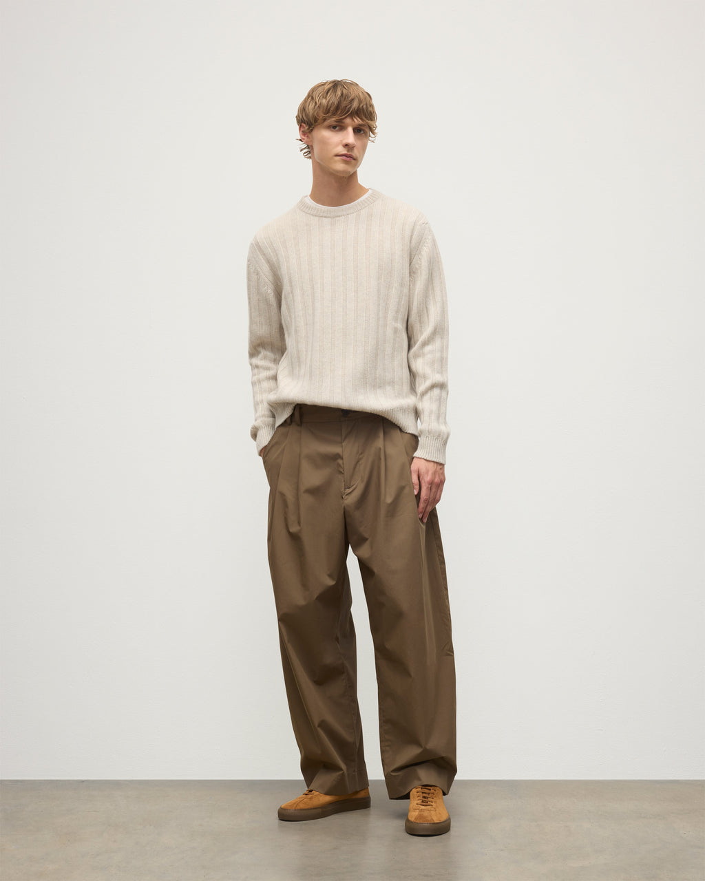 Johnstons of Elgin - Peel Natural Cashmere Jumper