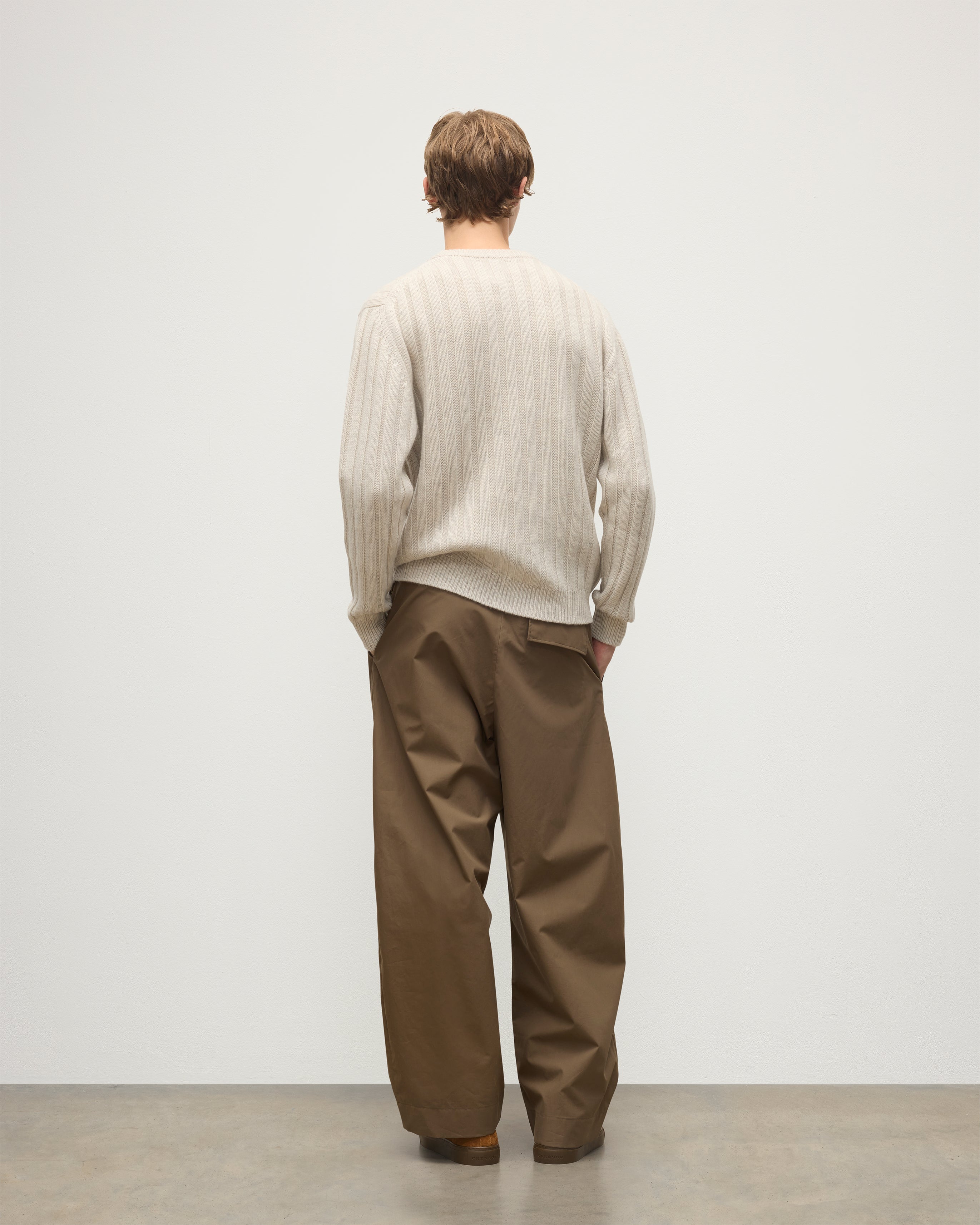 Johnstons of Elgin - Calder Natural Cable Cashmere Jumper