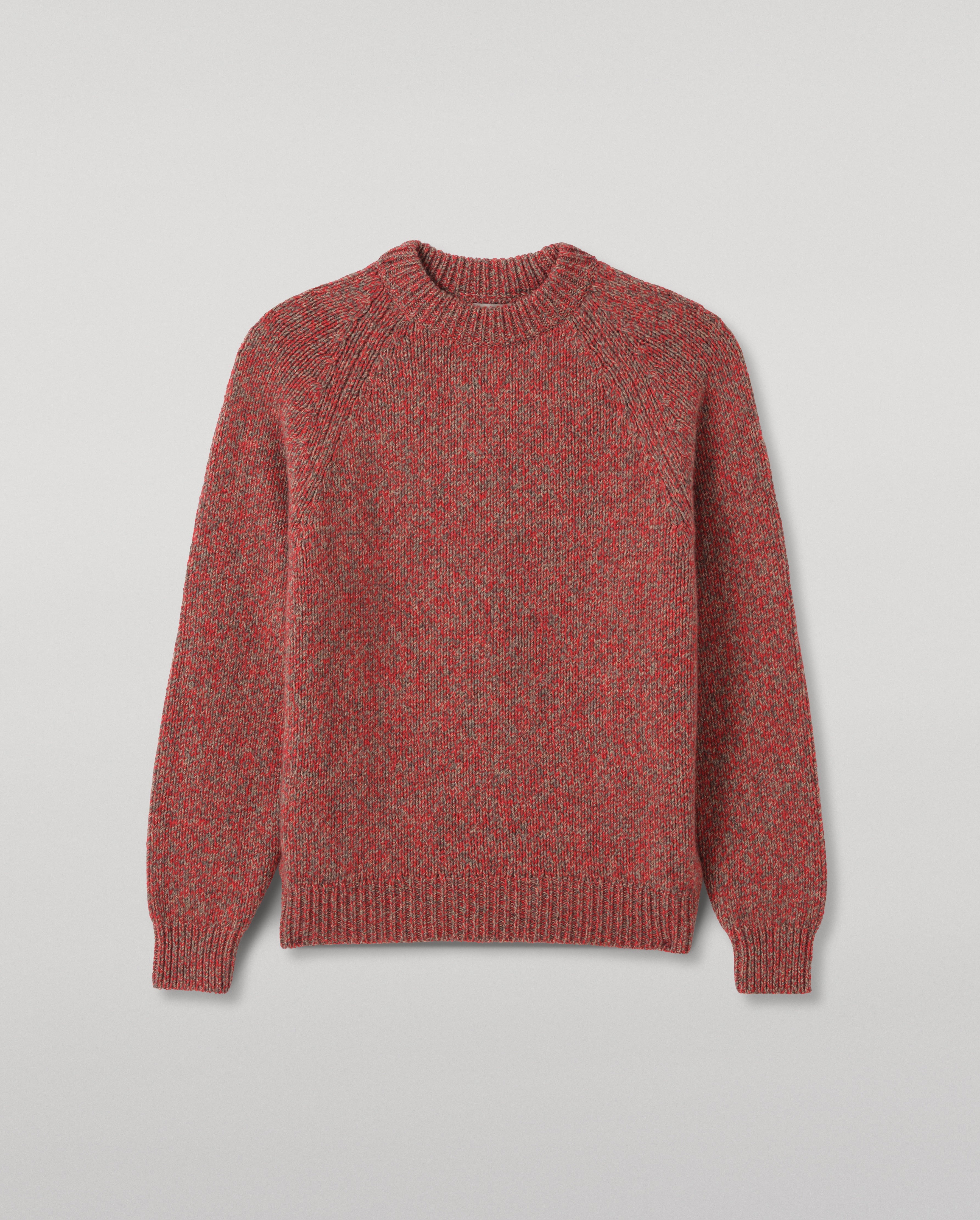 Johnstons of Elgin - Fyfe Red Cashmere Jumper