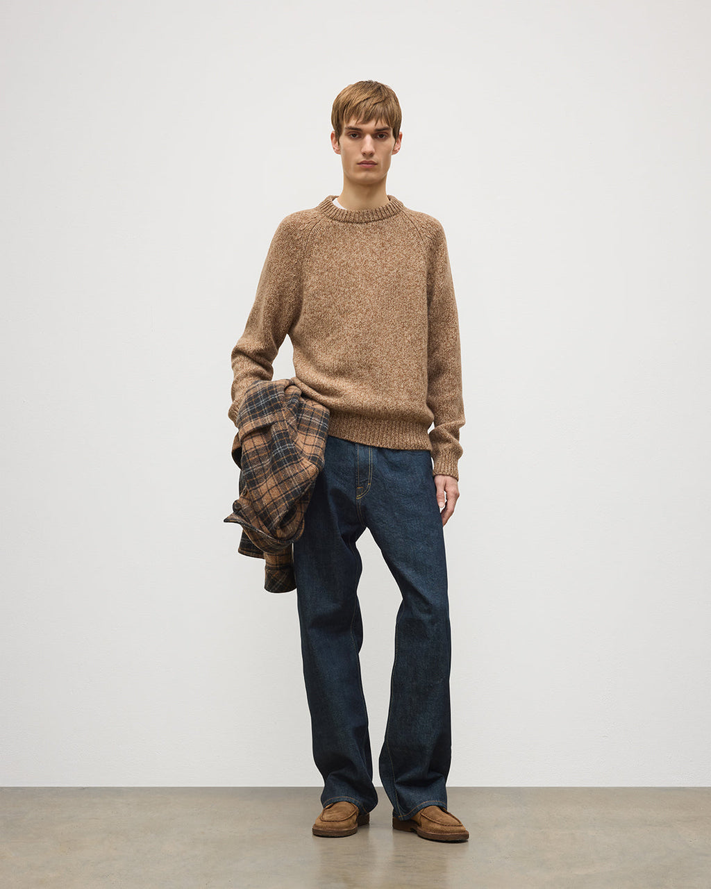 Johnstons of Elgin - Fyfe Natural Cashmere Jumper