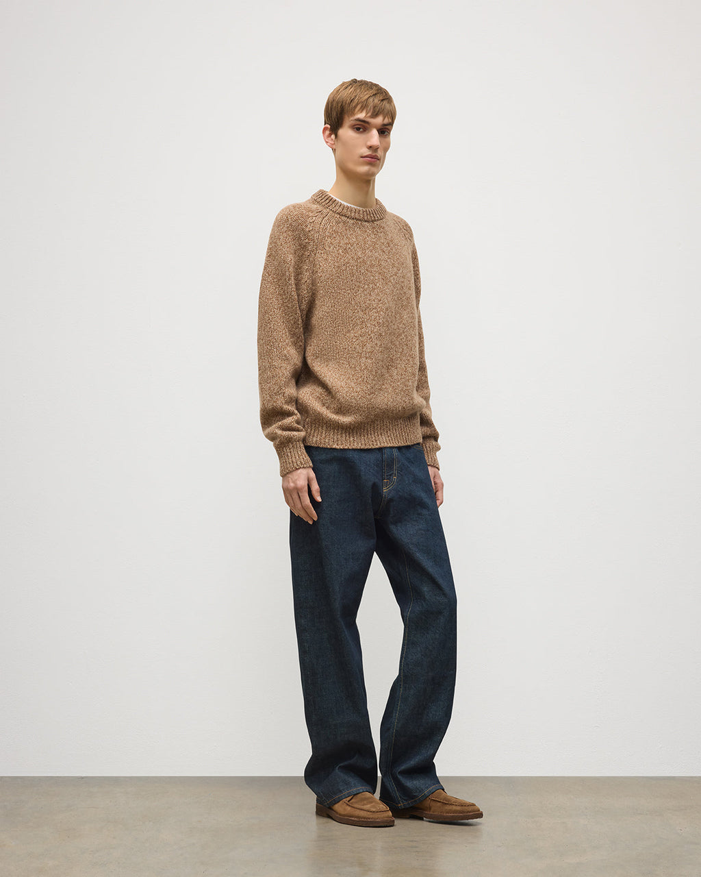Johnstons of Elgin - Fyfe Natural Cashmere Jumper