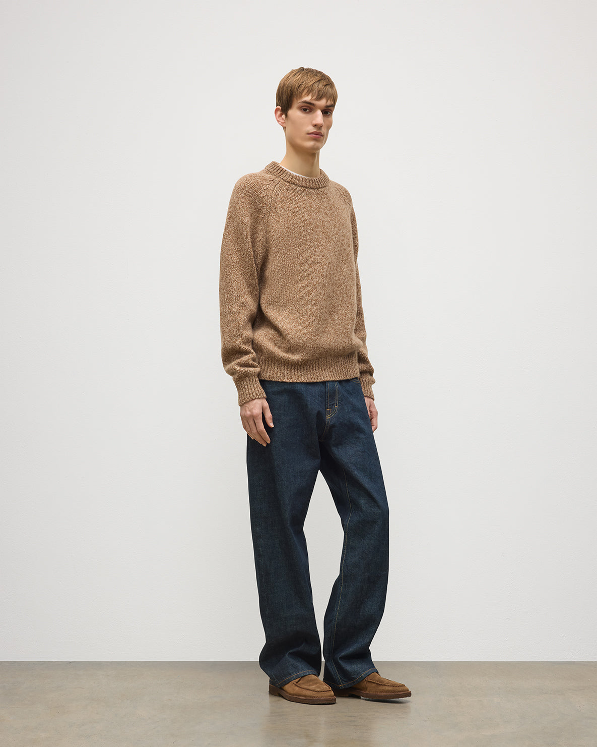 Johnstons of Elgin - Fyfe Natural Cashmere Jumper