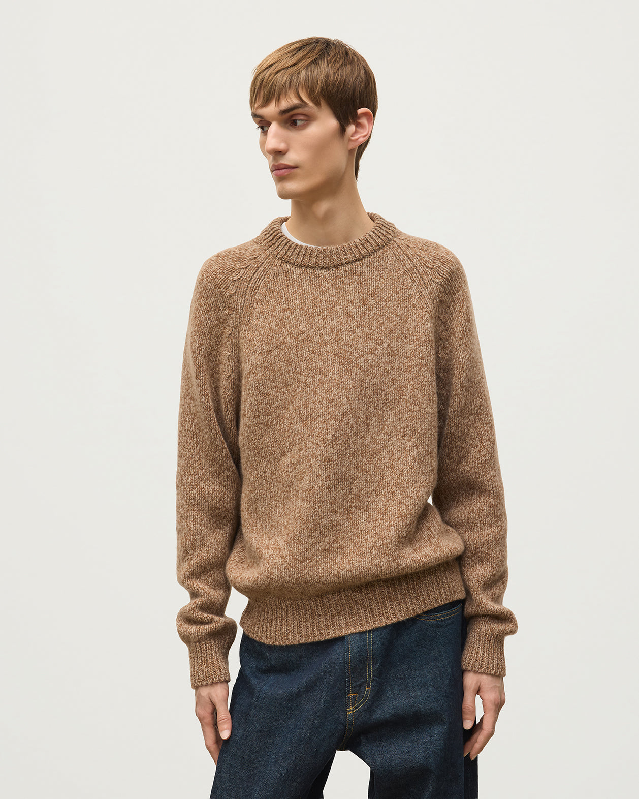 Johnstons of Elgin - Fyfe Natural Cashmere Jumper