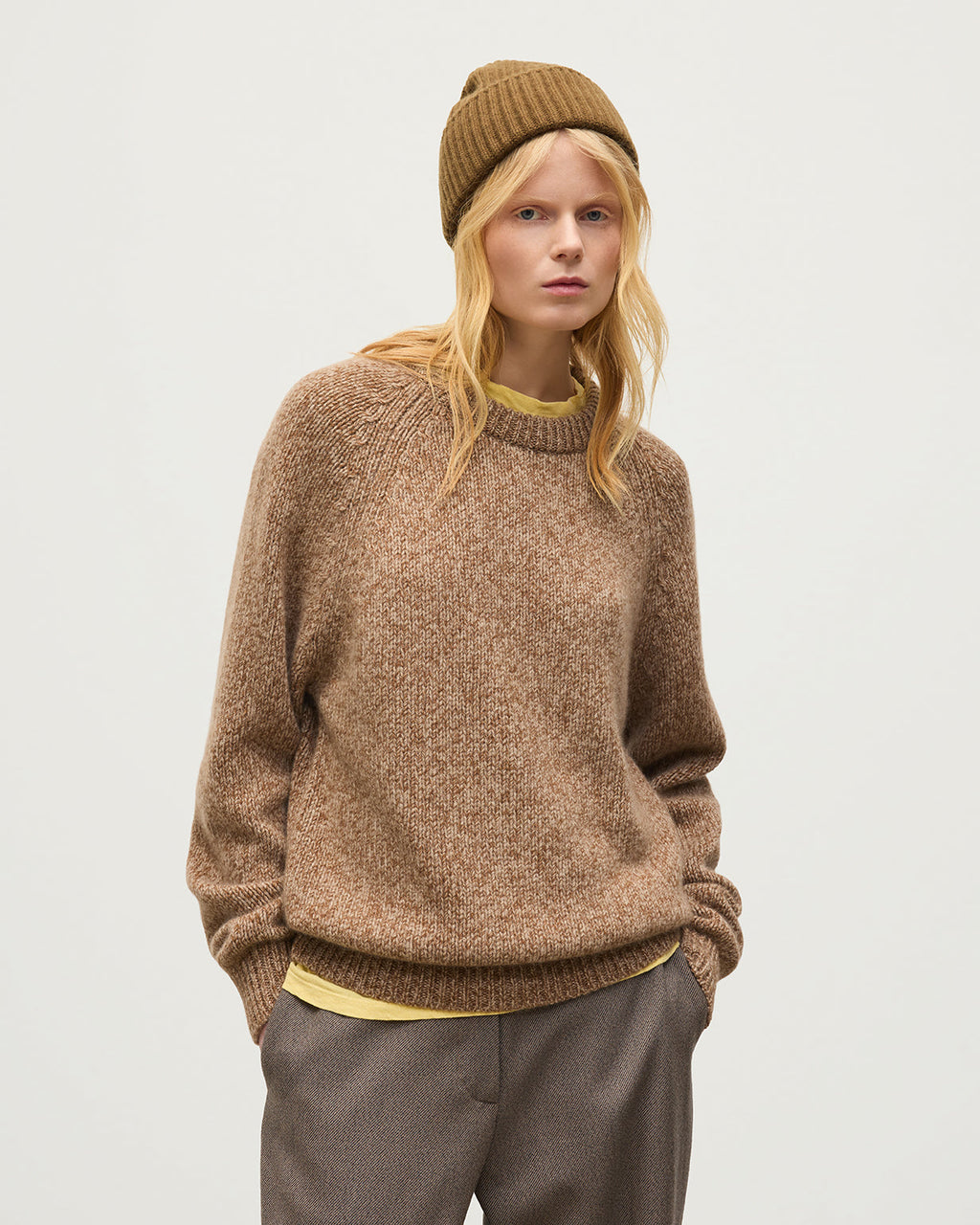 Johnstons of Elgin - Fyfe Natural Cashmere Jumper