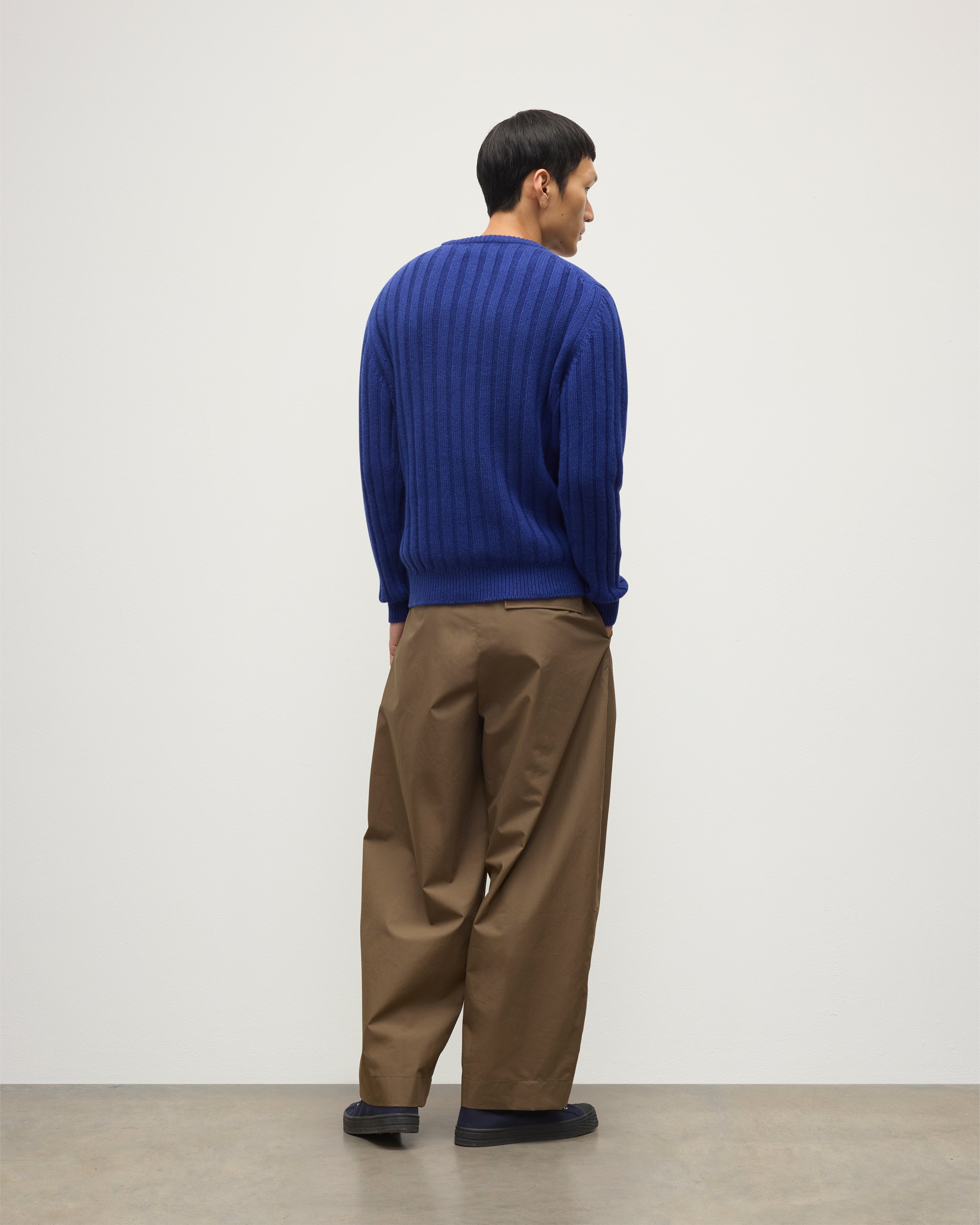 Johnstons of Elgin - Peel Blue Cashmere Jumper