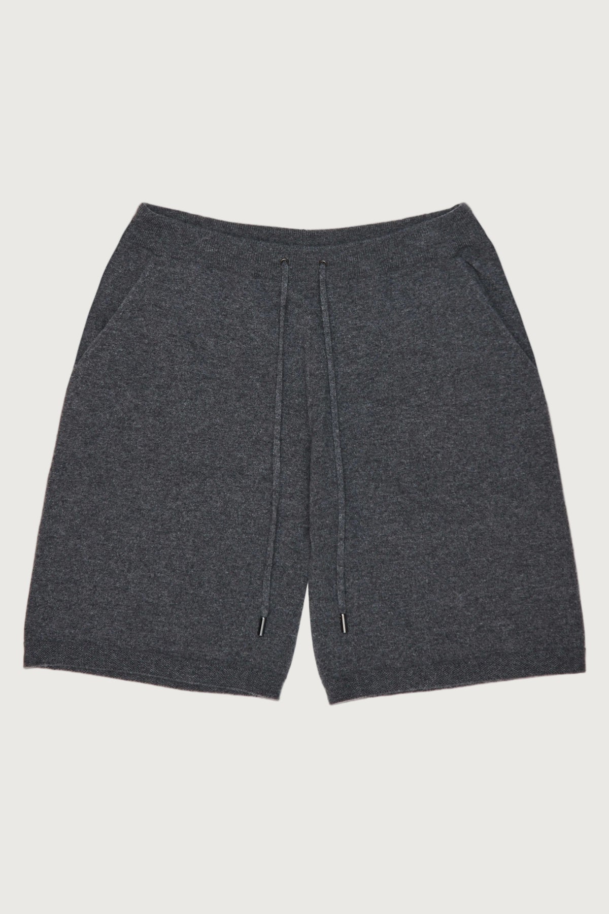 Johnstons of Elgin - Mid Grey Cashmere Seamless Shorts