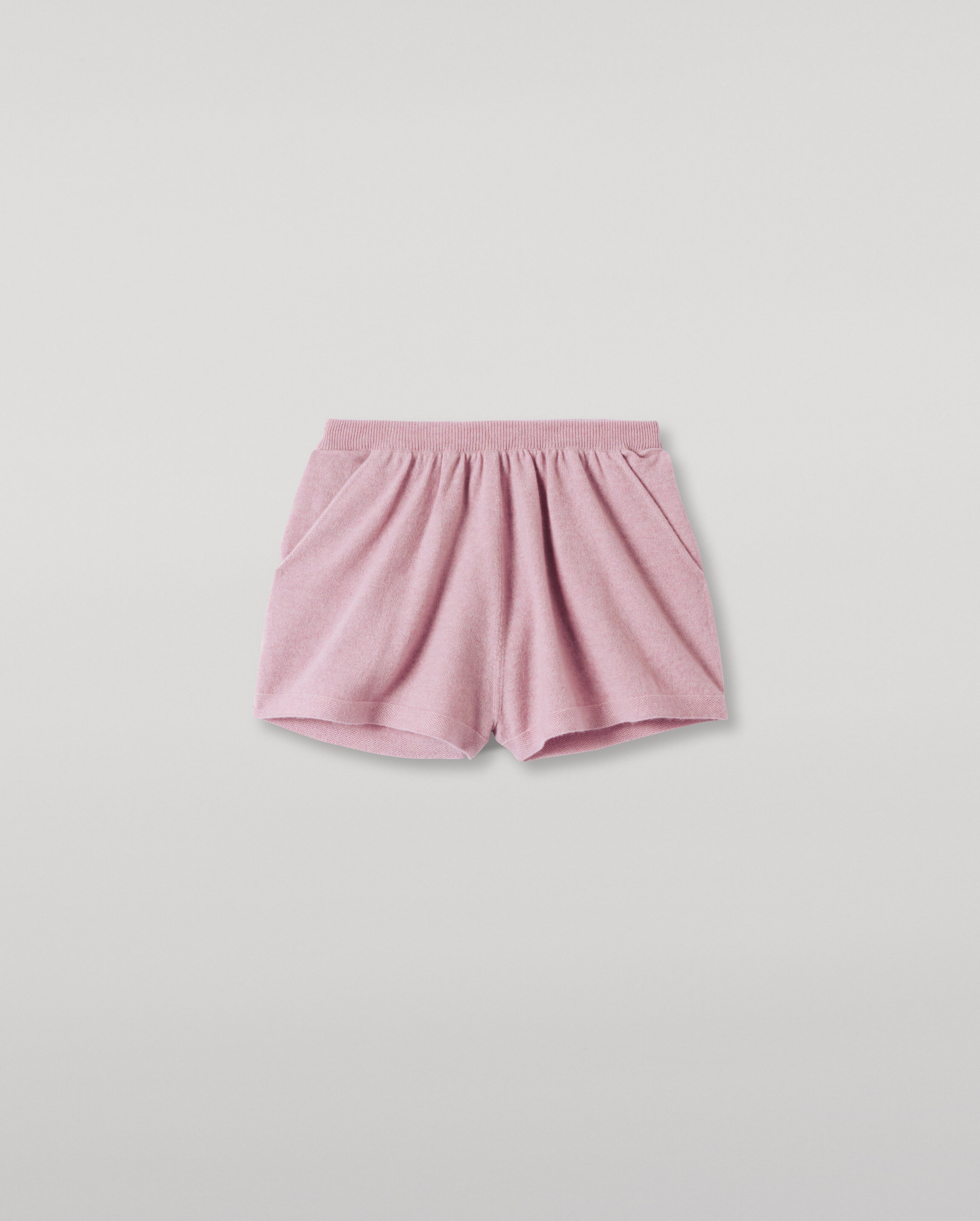 Johnstons of Elgin - Cove Light Pink Cashmere Shorts