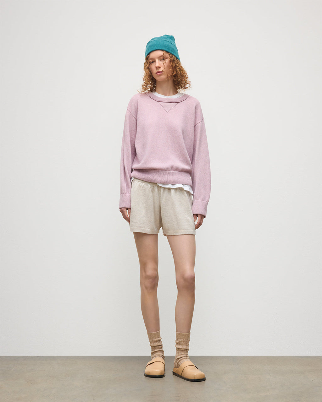 Johnstons of Elgin - Cove Natural Cashmere Shorts