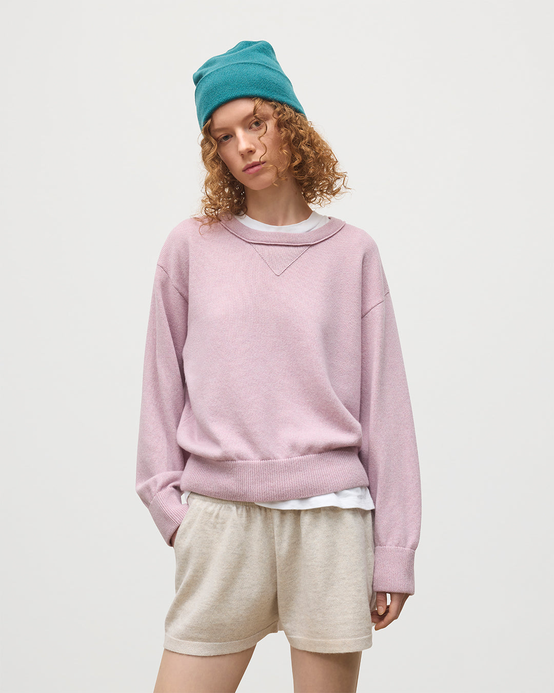 Johnstons of Elgin - Cove Natural Cashmere Shorts