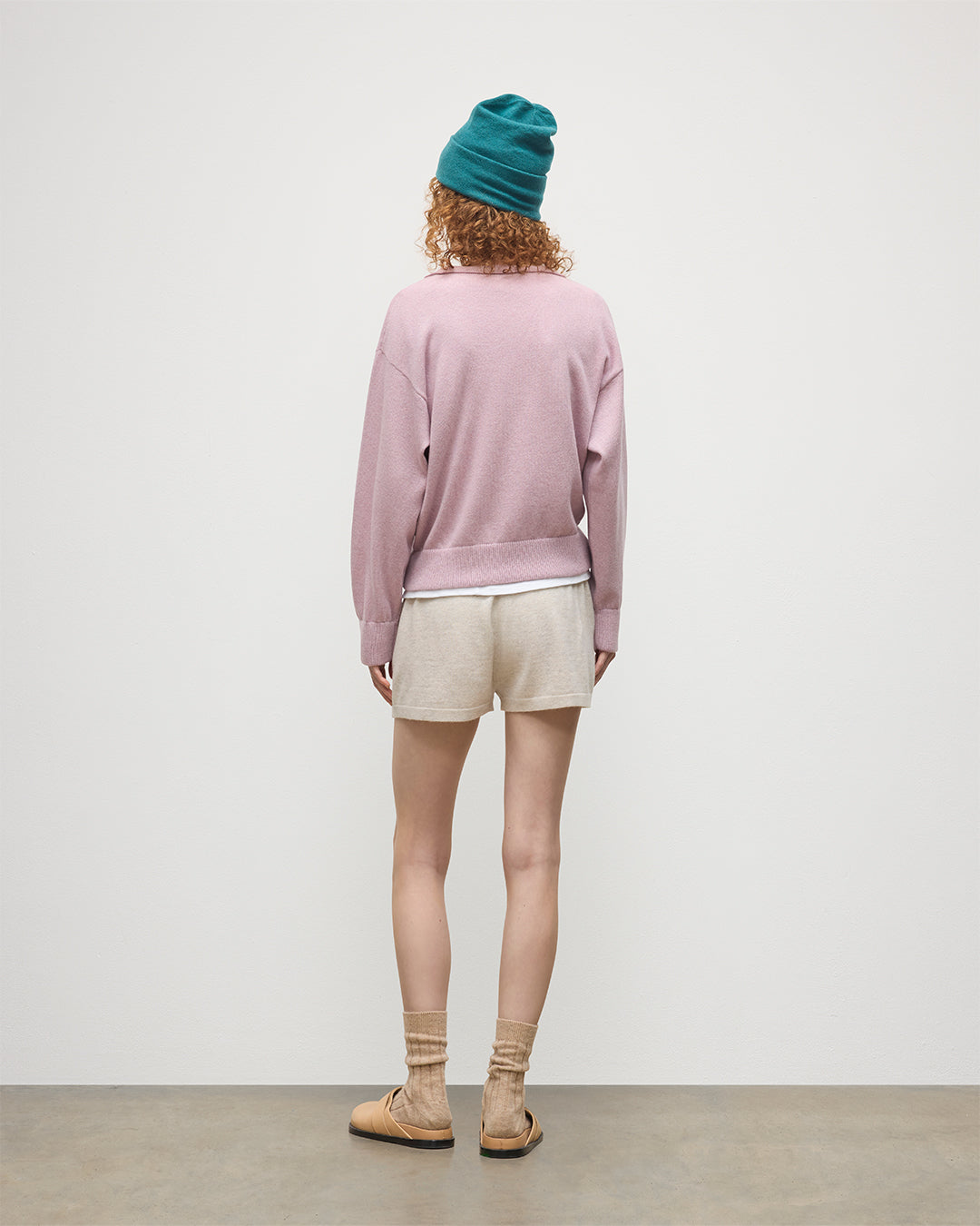 Johnstons of Elgin - Cove Natural Cashmere Shorts