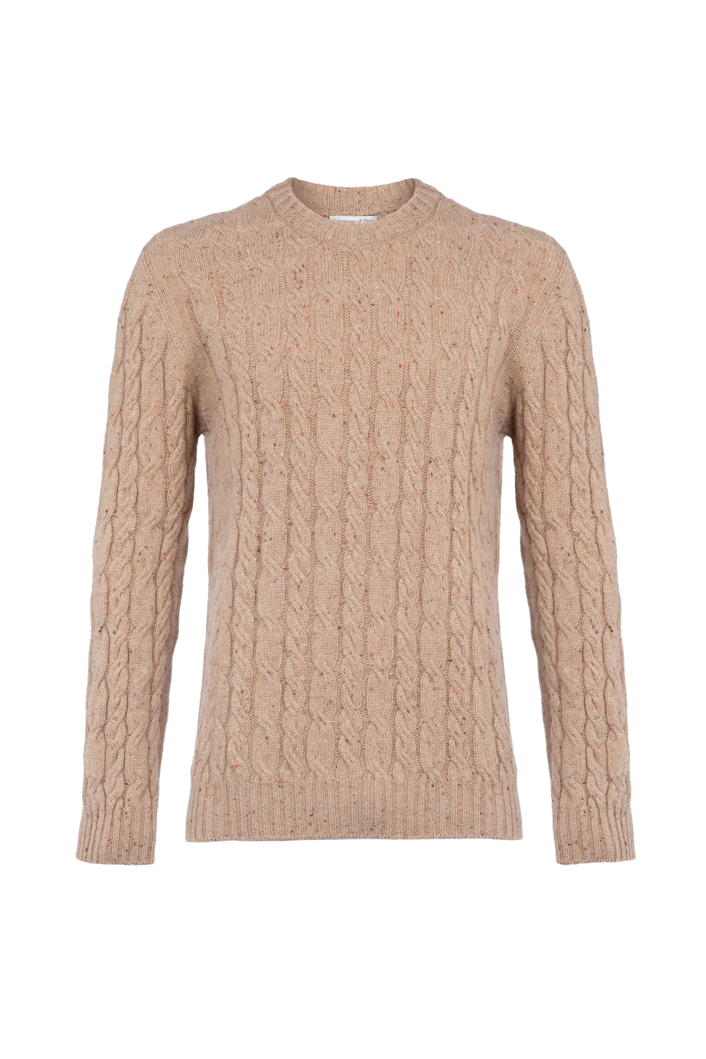 Johnstons of Elgin - Donegal Cashmere Cable Jumper