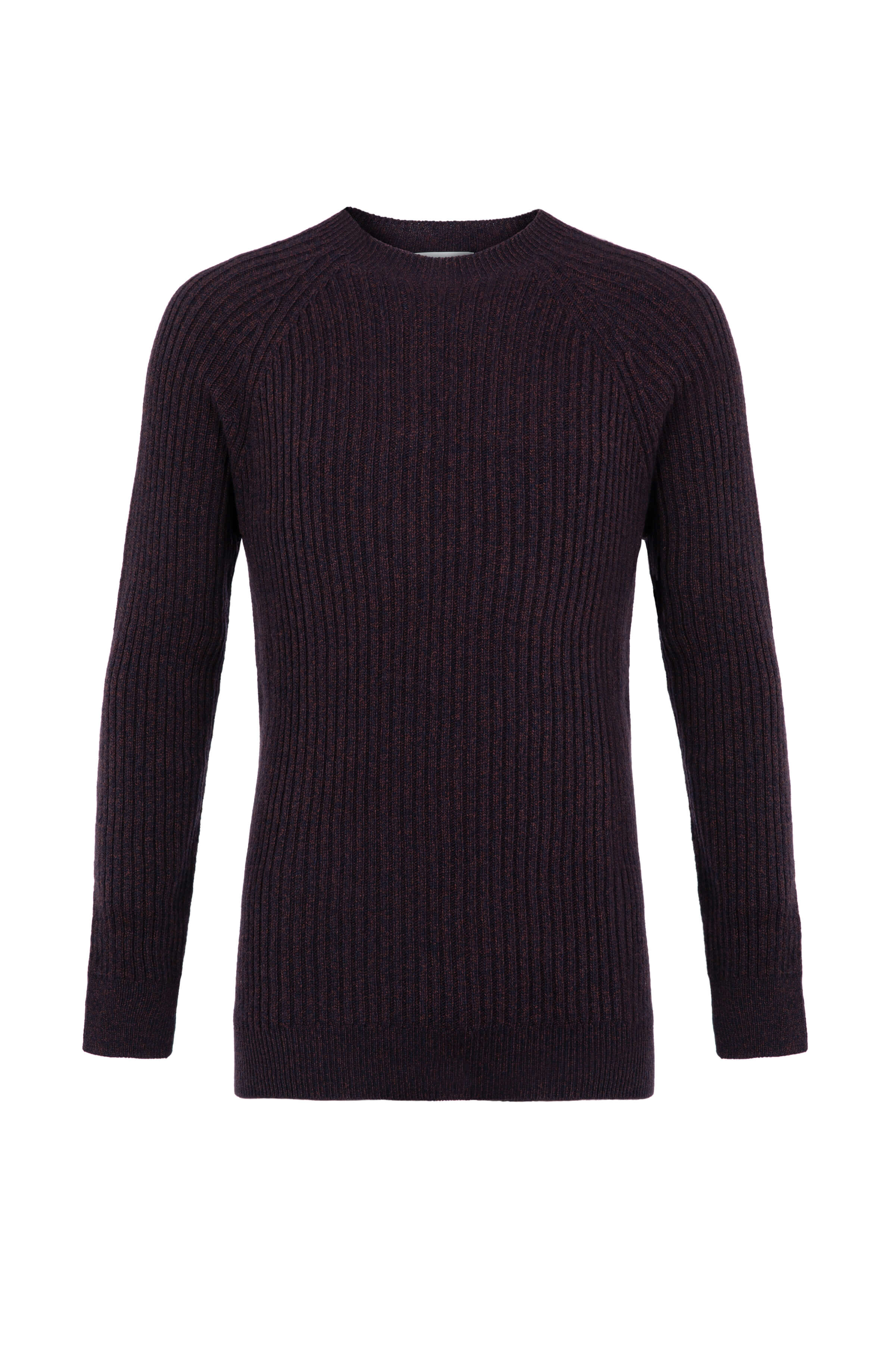 Johnstons of Elgin - Cashmere Dark Brown Marl Jumper
