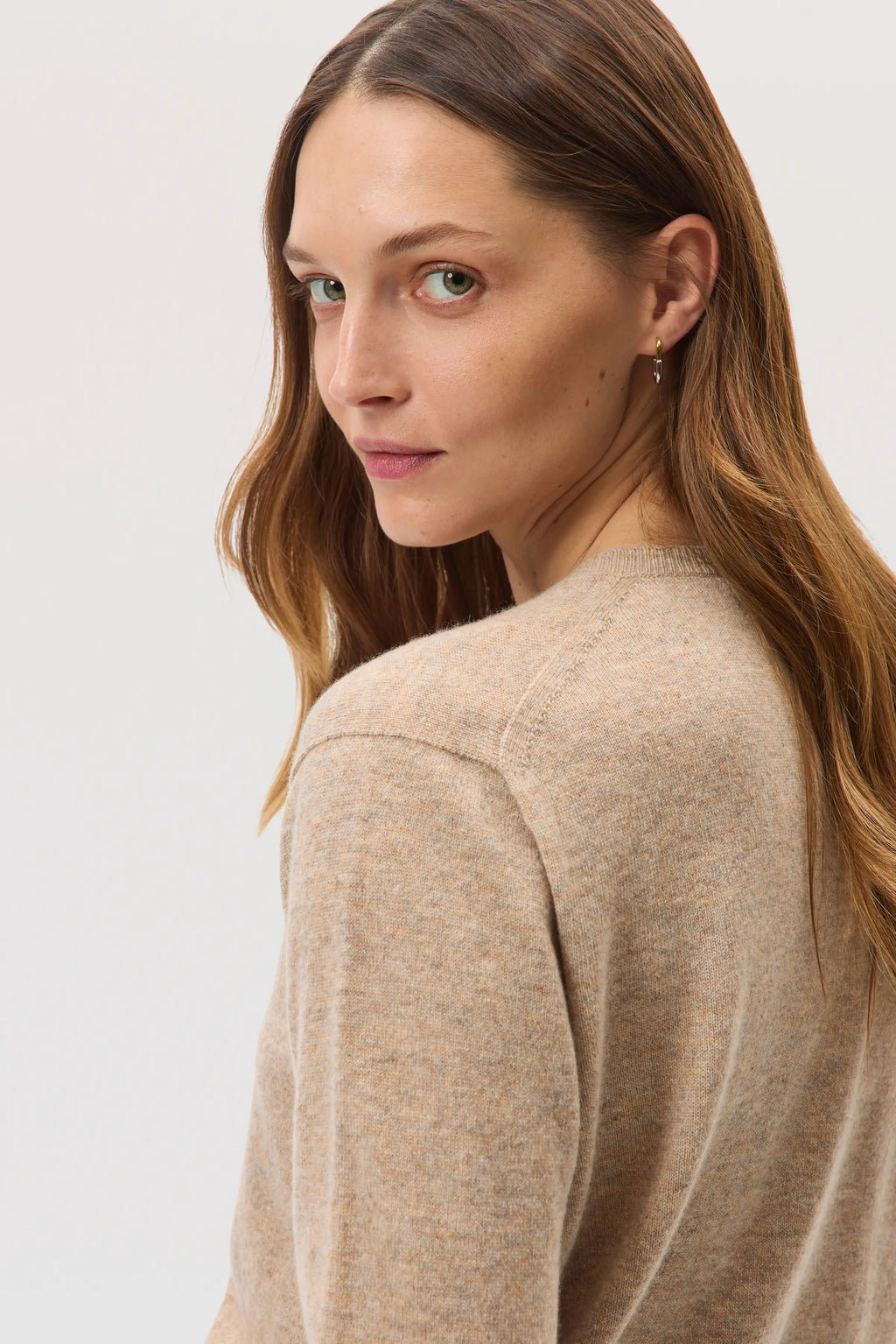 Johnstons of Elgin - Natural Cashmere Cardigan