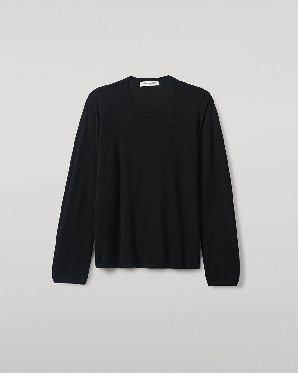 Johnstons of Elgin - Superfine Cashmere Black Jumper