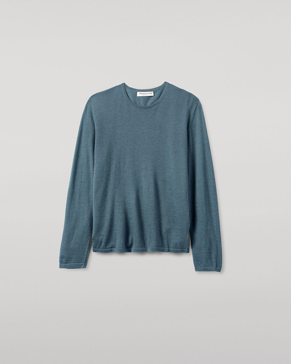 Johnstons of Elgin - Superfine Cashmere Green Jumper