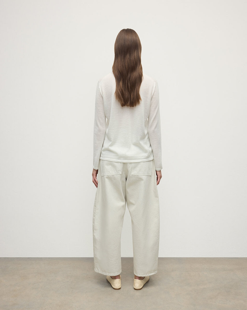 Johnstons of Elgin - Superfine Cashmere White Jumper
