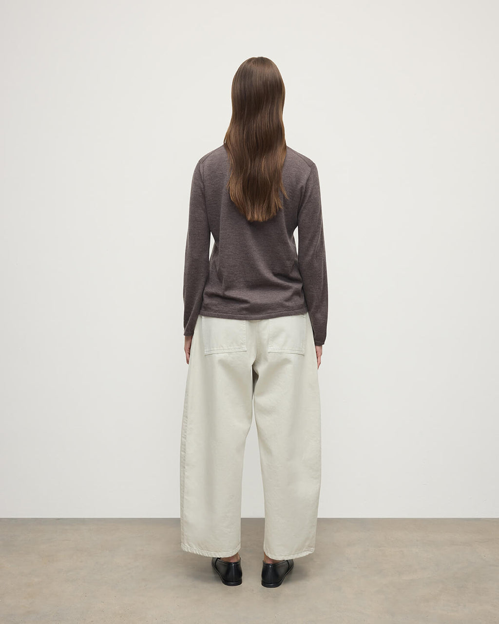 Johnstons of Elgin - Superfine Cashmere Brown Jumper