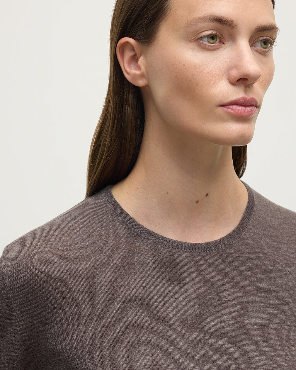 Johnstons of Elgin - Superfine Cashmere Brown Jumper