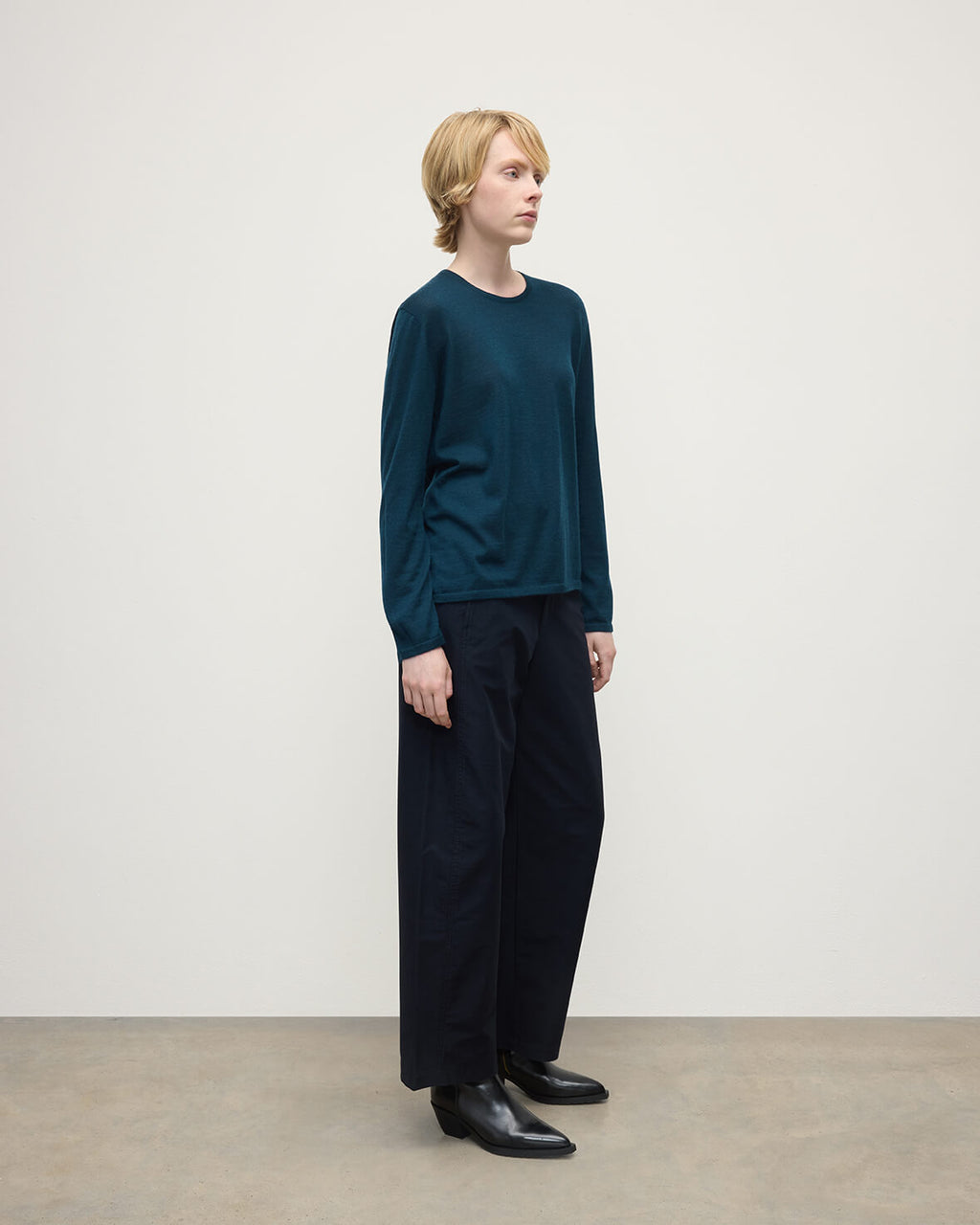 Johnstons of Elgin - Superfine Cashmere Dark Green Jumper