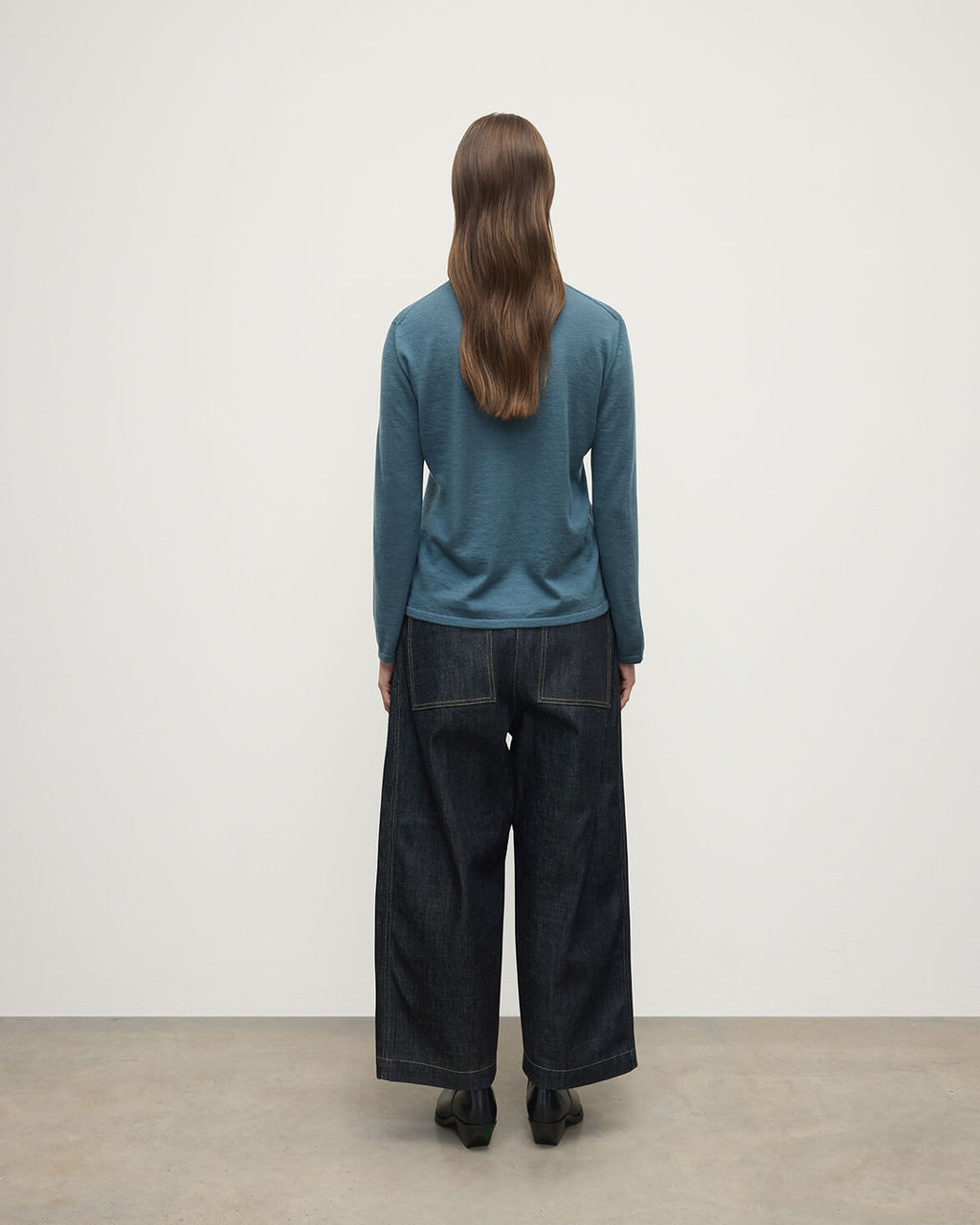 Johnstons of Elgin - Superfine Cashmere Green Jumper