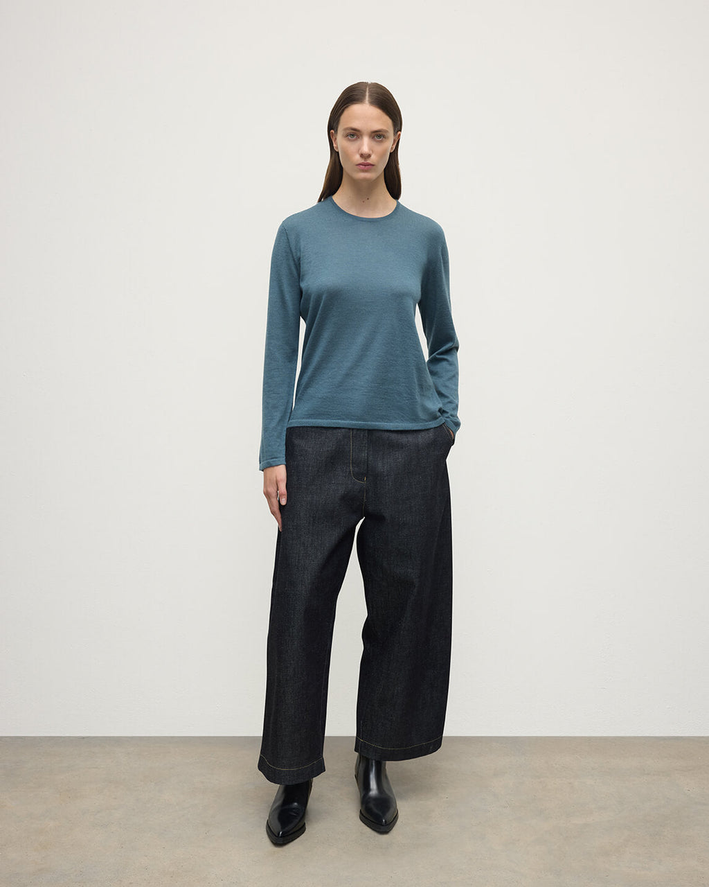 Johnstons of Elgin - Superfine Cashmere Green Jumper
