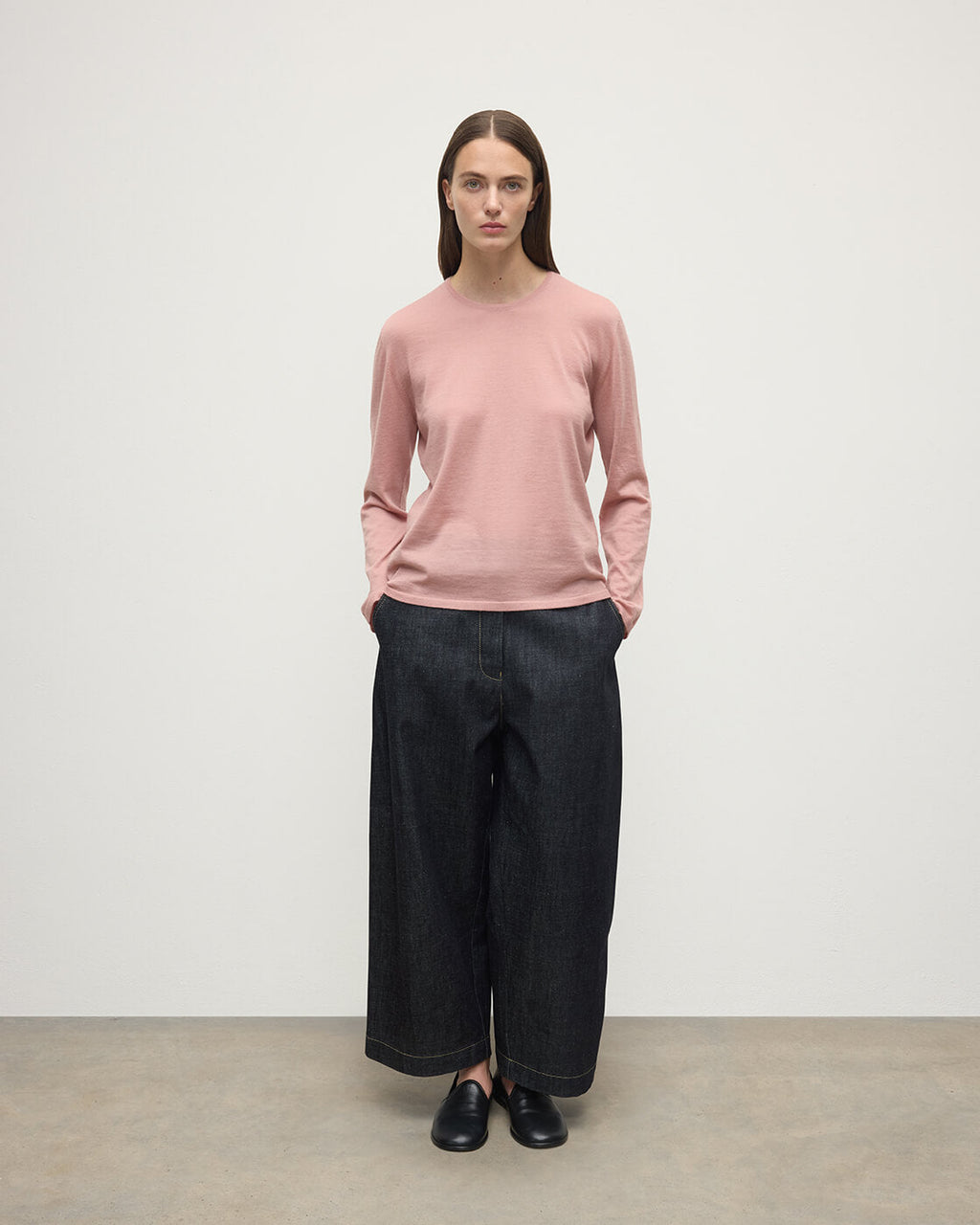 Johnstons of Elgin - Superfine Cashmere Pink Jumper
