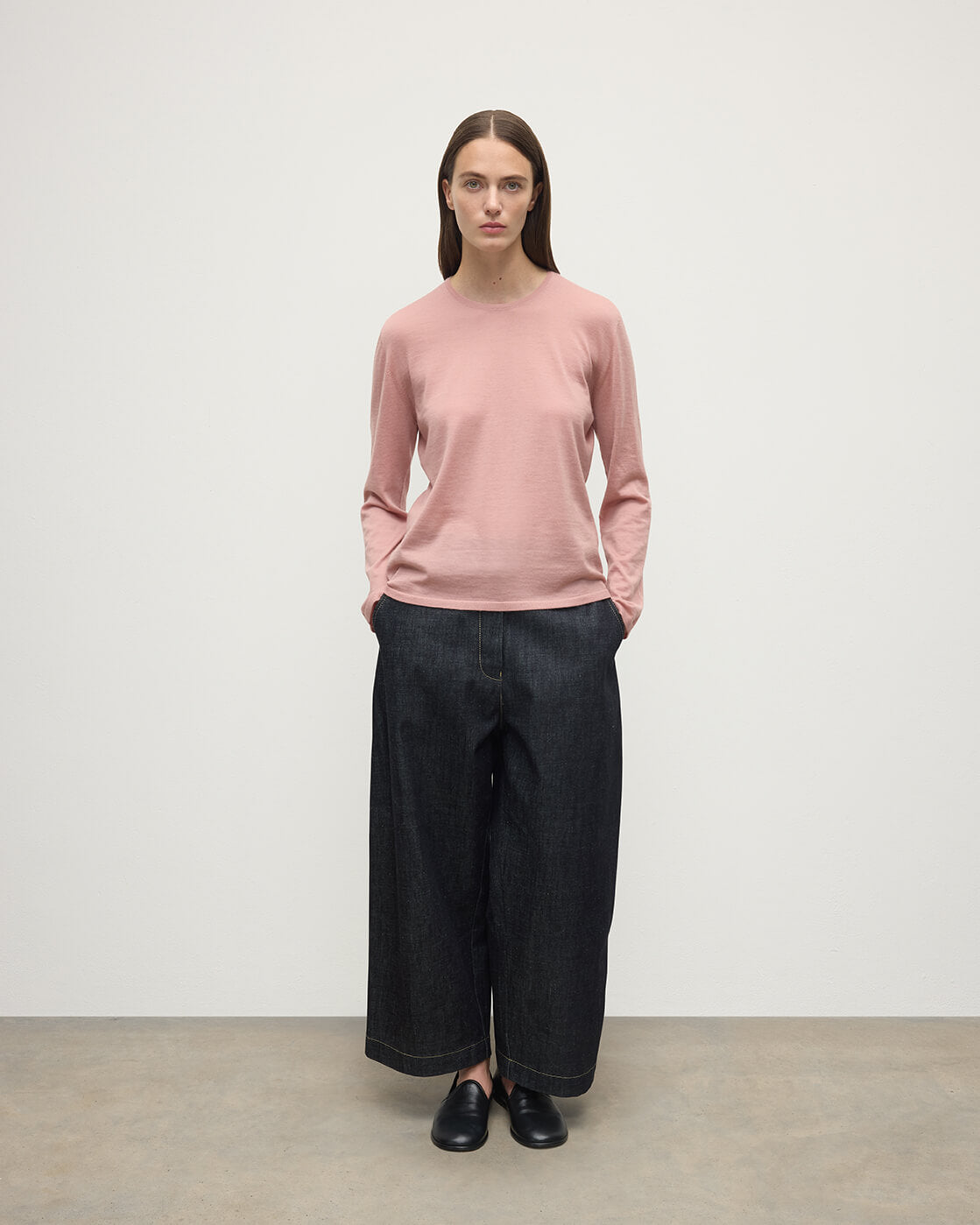 Johnstons of Elgin - Superfine Cashmere Pink Jumper