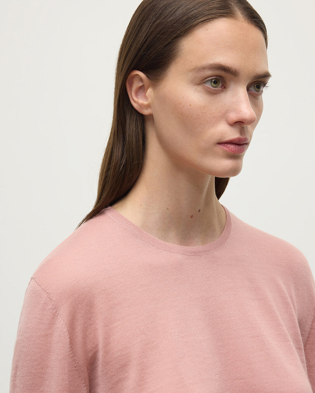 Johnstons of Elgin - Superfine Cashmere Pink Jumper