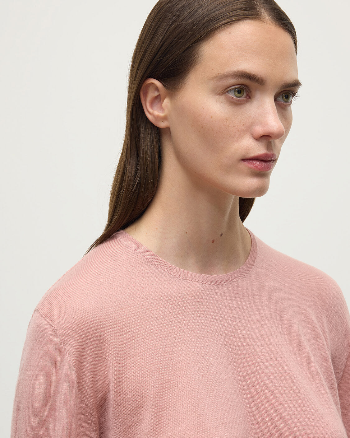 Johnstons of Elgin - Superfine Cashmere Pink Jumper