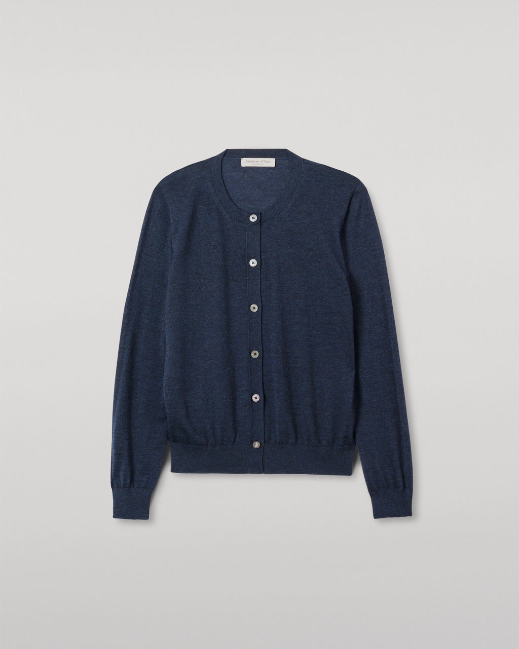 Johnstons of Elgin - Honor Navy Superfine Cashmere Cardigan