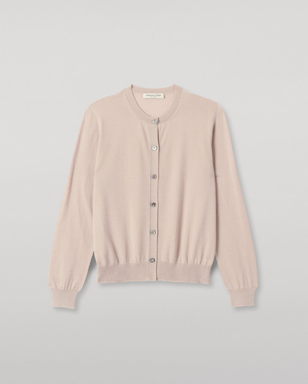 Johnstons of Elgin - Honor Cream Superfine Cashmere Cardigan