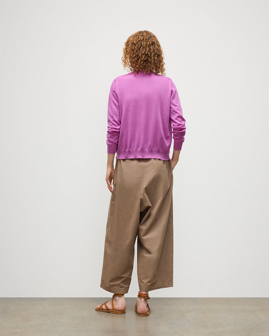 Johnstons of Elgin - Honor Pink Superfine Cashmere Cardigan
