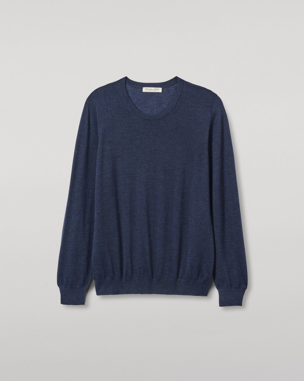 Johnstons of Elgin - Fin Navy Superfine Cashmere Jumper