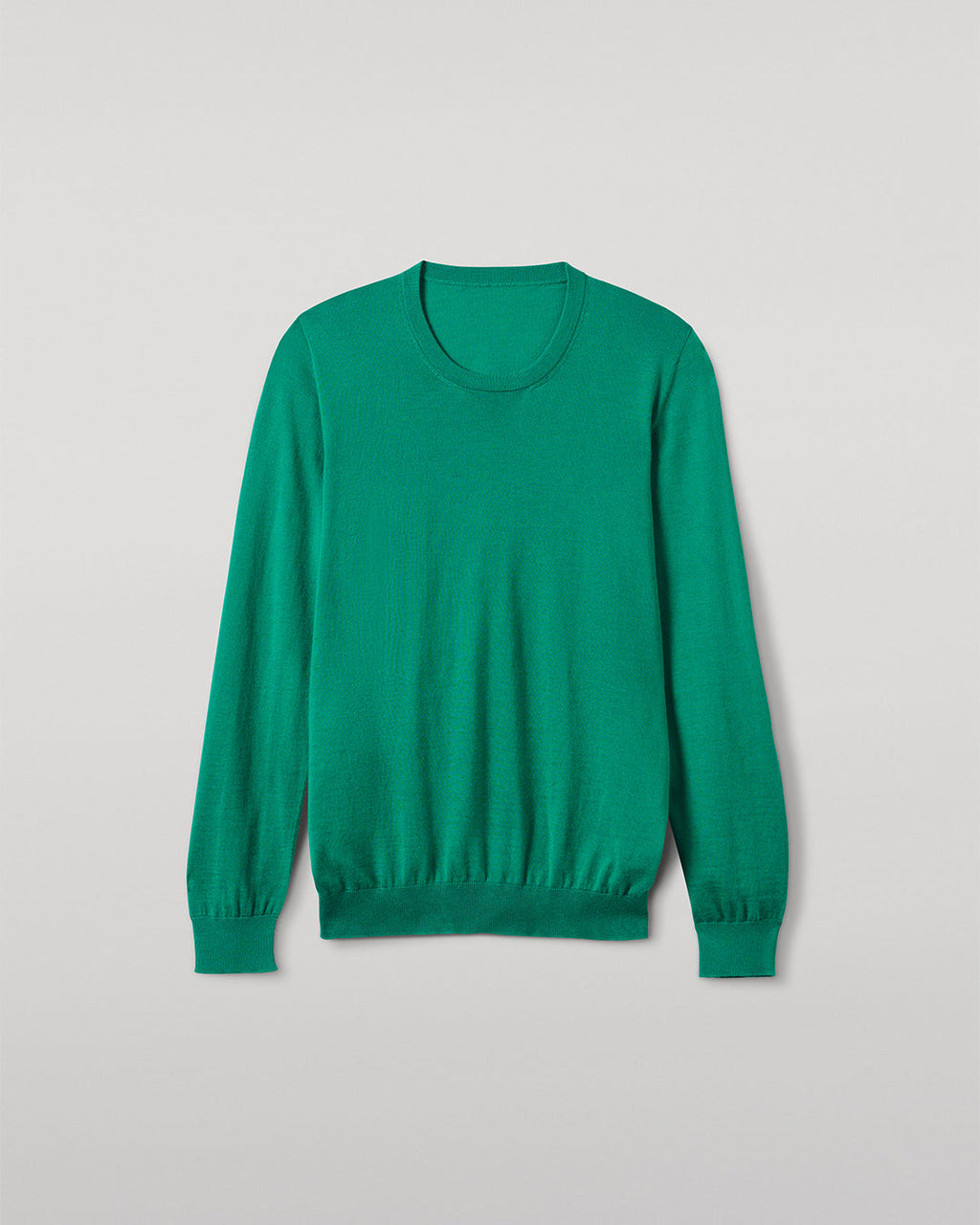 Johnstons of Elgin - Fin Bright Green Superfine Cashmere Jumper