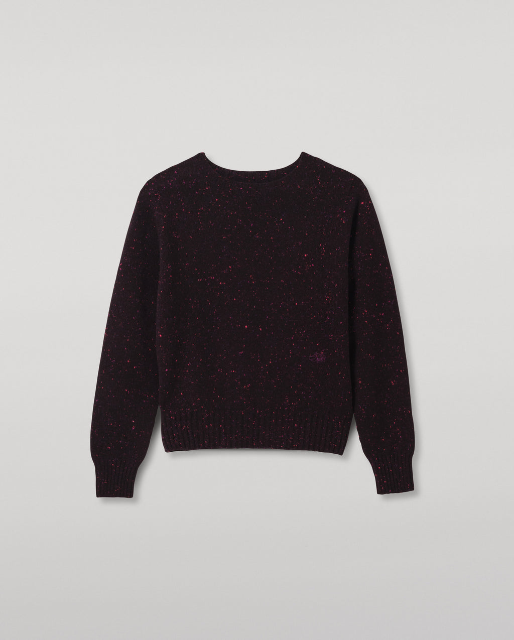 Johnstons of Elgin - Cairn Purple Donegal Cashmere Jumper