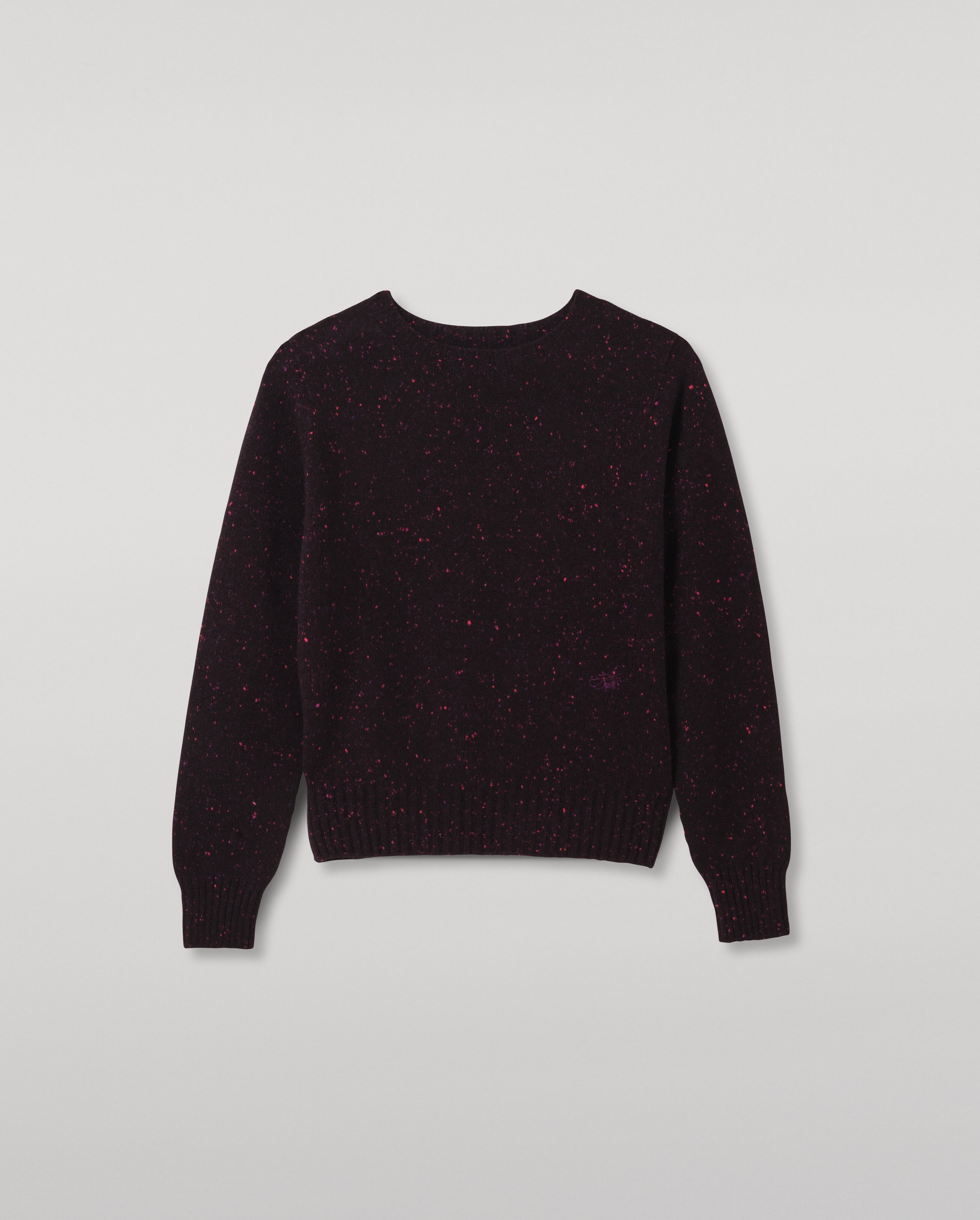 Johnstons of Elgin - Cairn Purple Donegal Cashmere Jumper