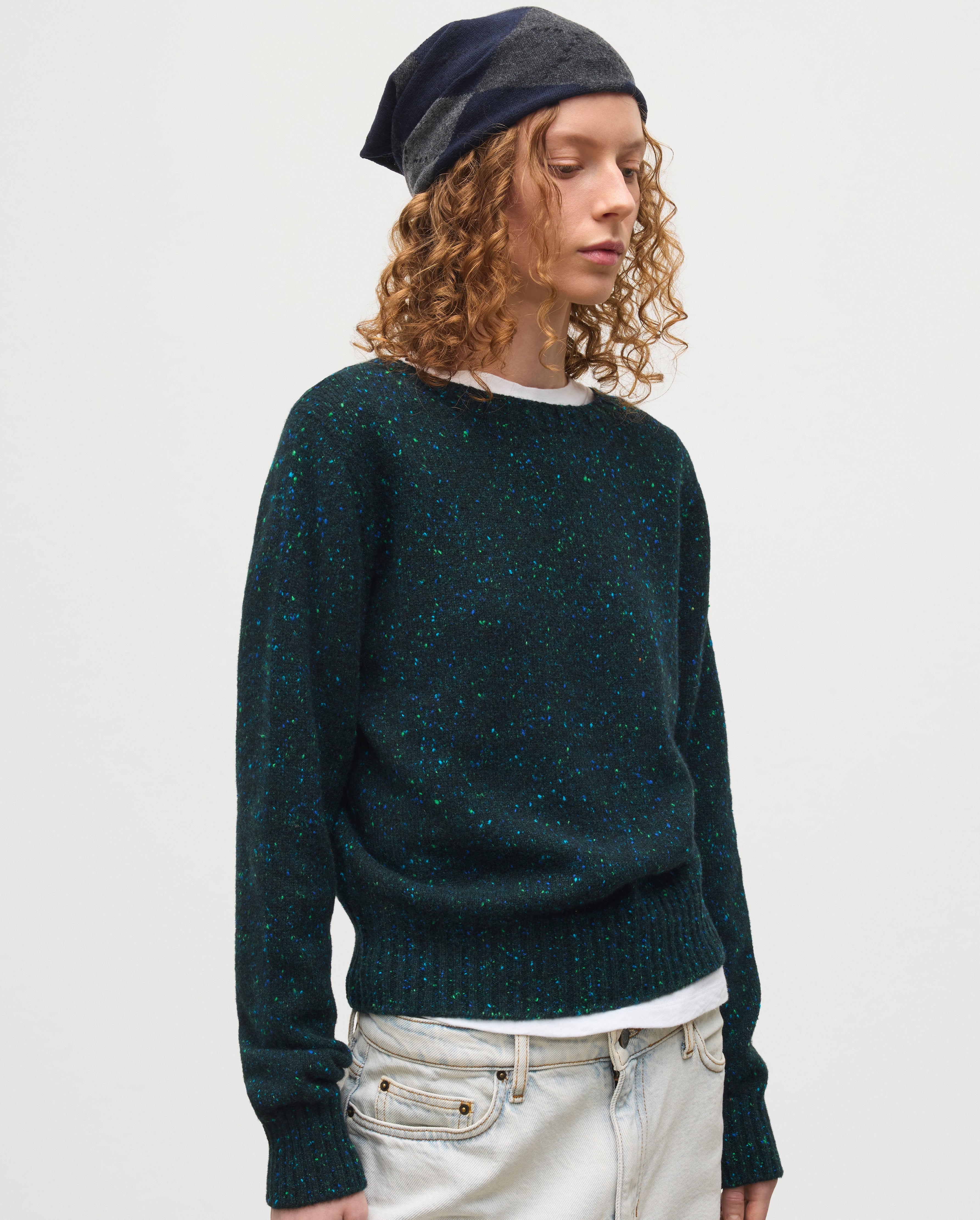 Johnstons of Elgin - Cairn Green Donegal Cashmere Jumper