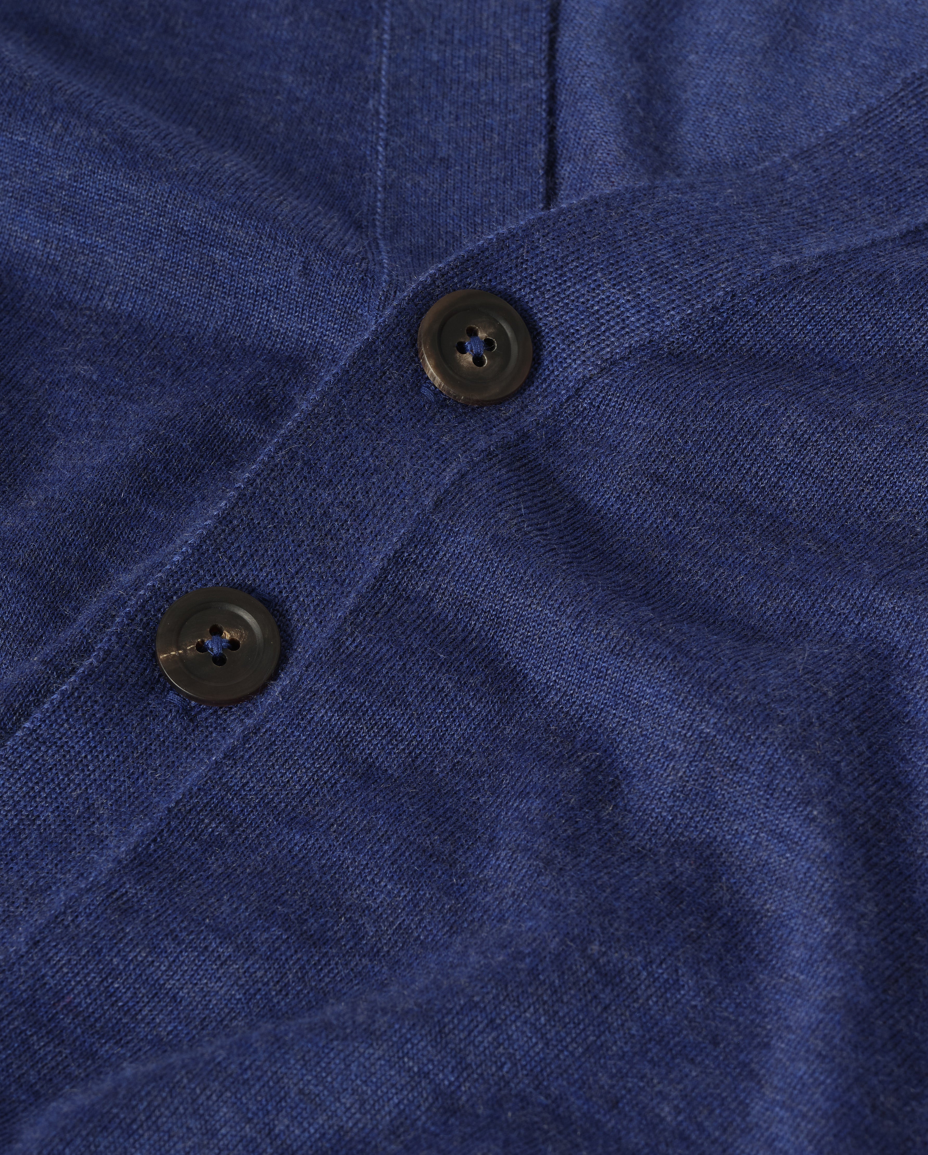 Johnstons of Elgin - Forsyth Blue Superfine Cashmere Cardigan