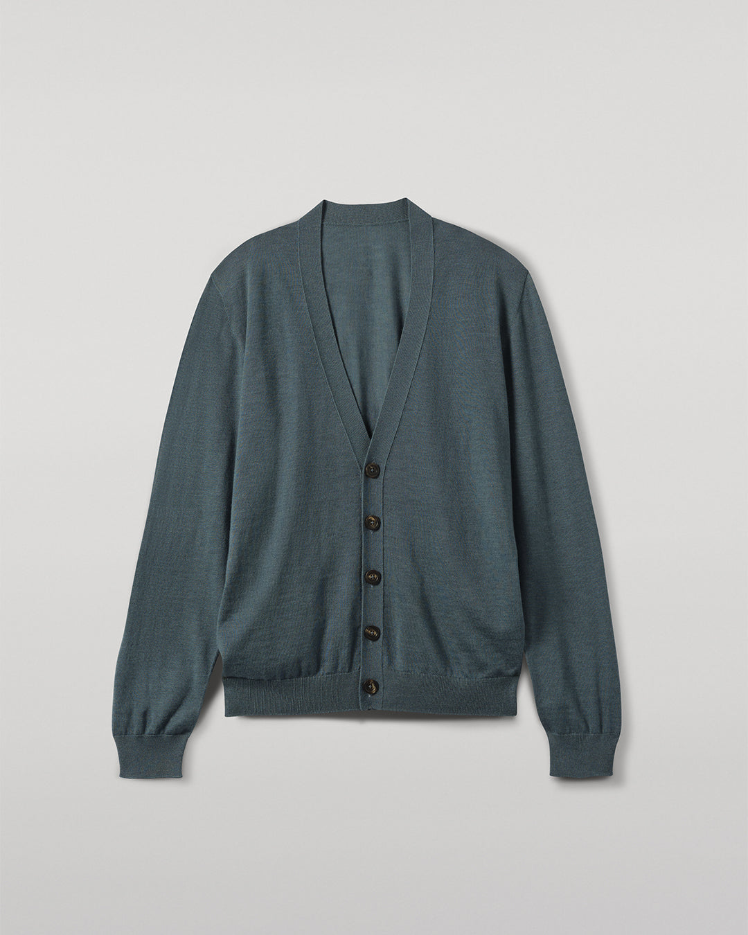 Johnstons of Elgin - Forsyth Blue Superfine Cashmere Cardigan