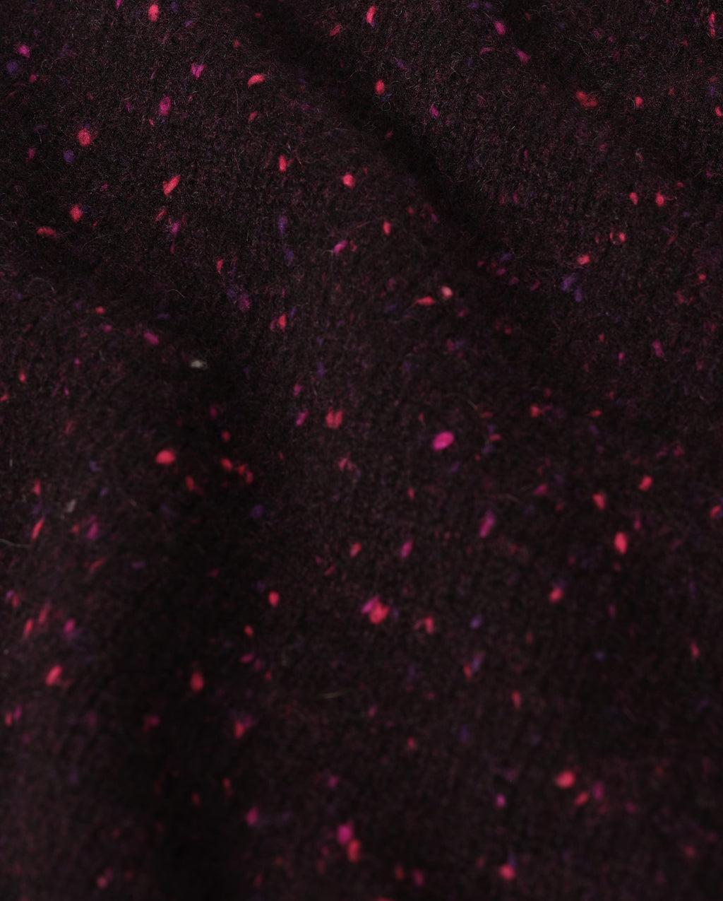 Johnstons of Elgin - Tiree Purple Donegal Cashmere Jumper