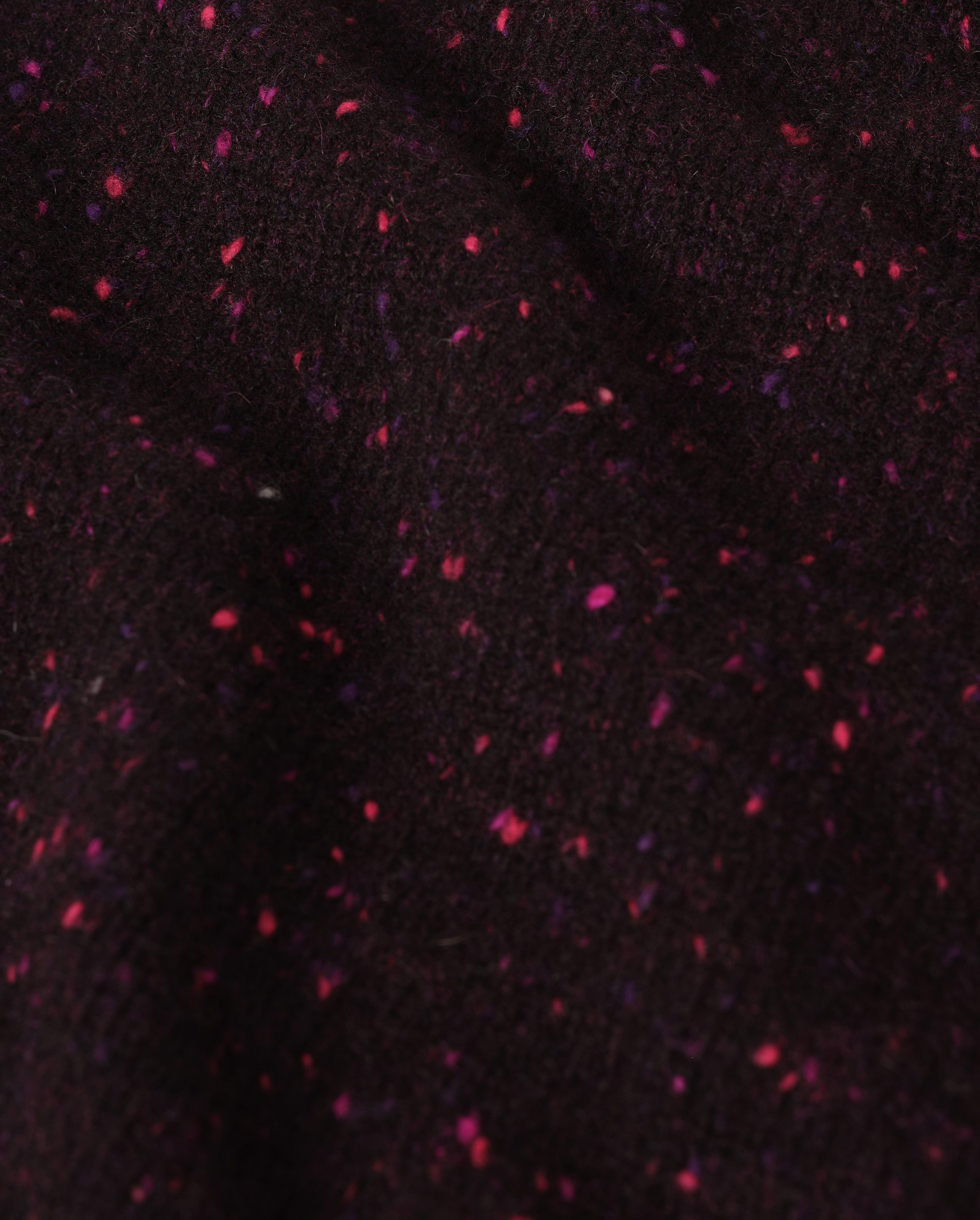 Johnstons of Elgin - Tiree Purple Donegal Cashmere Jumper