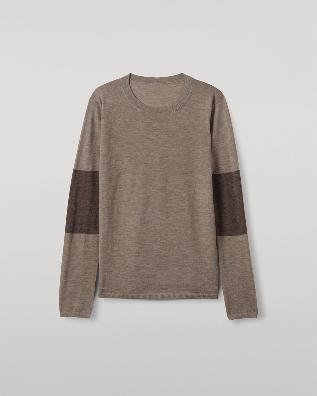 Johnstons of Elgin - Euna Brown Superfine Cashmere T - Shirt