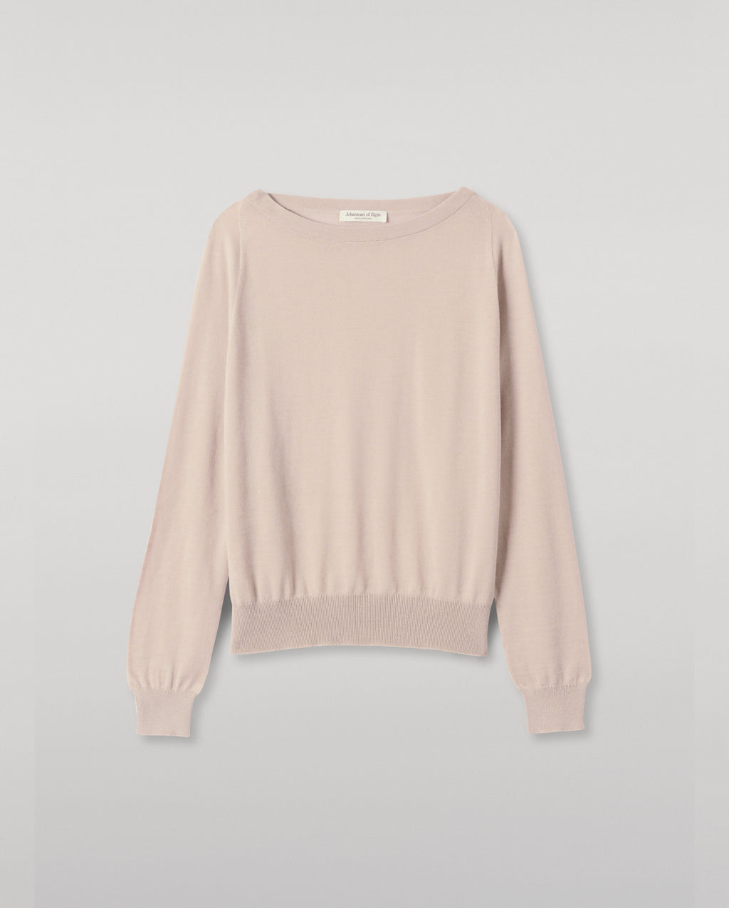 Johnstons of Elgin - Finola Cream Superfine Cashmere Jumper