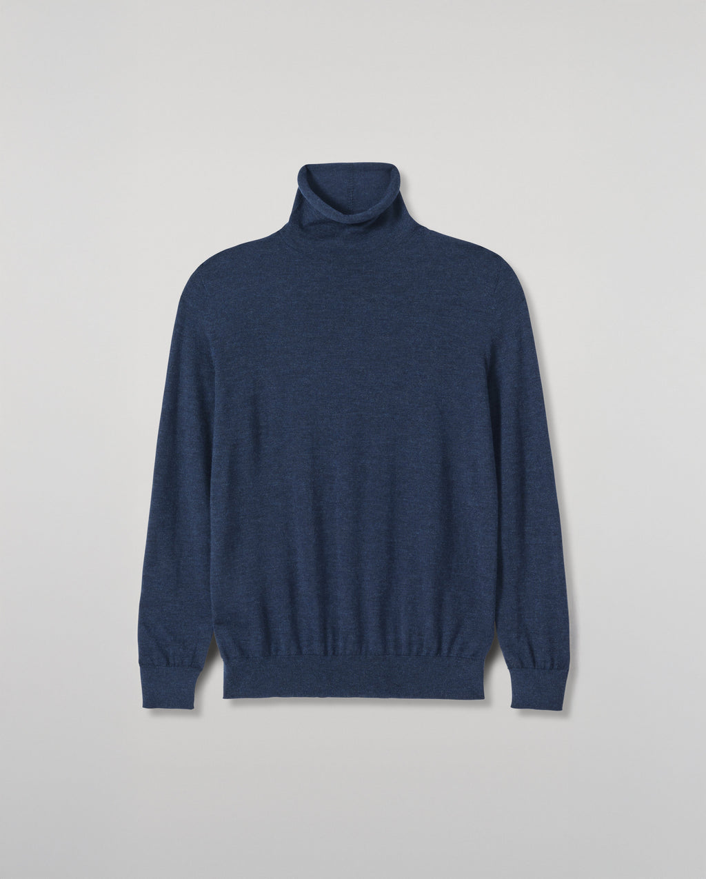 Johnstons of Elgin - Beatrice Funnel Navy Superfine Cashmere Jumper