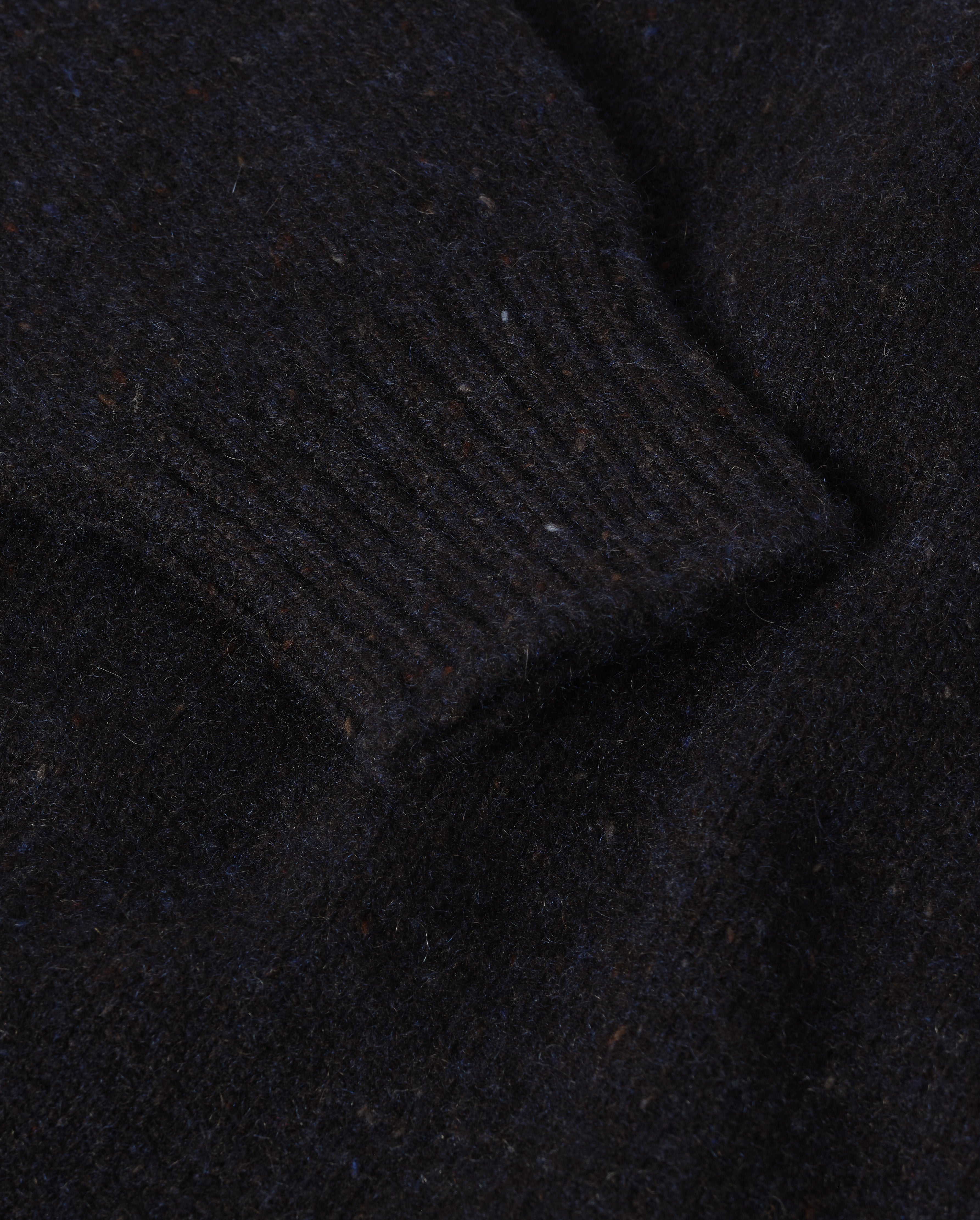 Johnstons of Elgin - MacKintosh Roll Neck Blue Donegal Cashmere Jumper