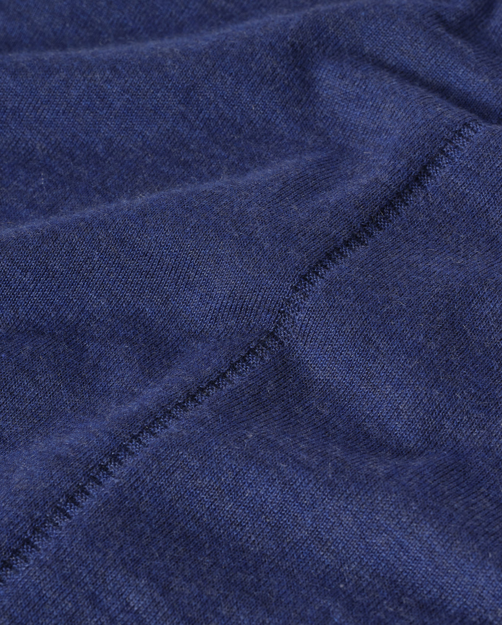 Johnstons of Elgin - Beatrice Blue Superfine Cashmere Jumper