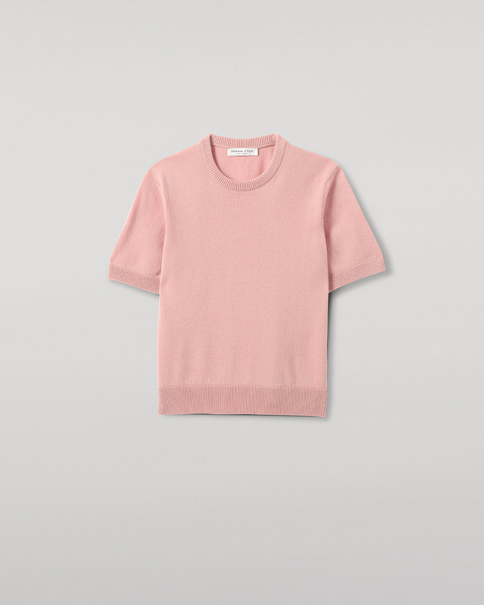 Johnstons of Elgin - Classic Cashmere Pink T - shirt